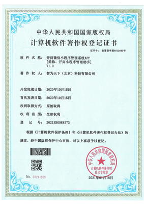 智为天下公司核心证照信息概览